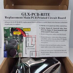 MAHUIBIN GLX-PCB-RITE Replacement‎ Main PCB Printed Circuit Board New